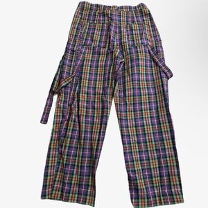 The Ragged priest plaid plants with buckles